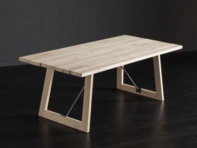 Rectangular solid wood dining table | Kenzo + Flag/ Tiranti by Altacorte