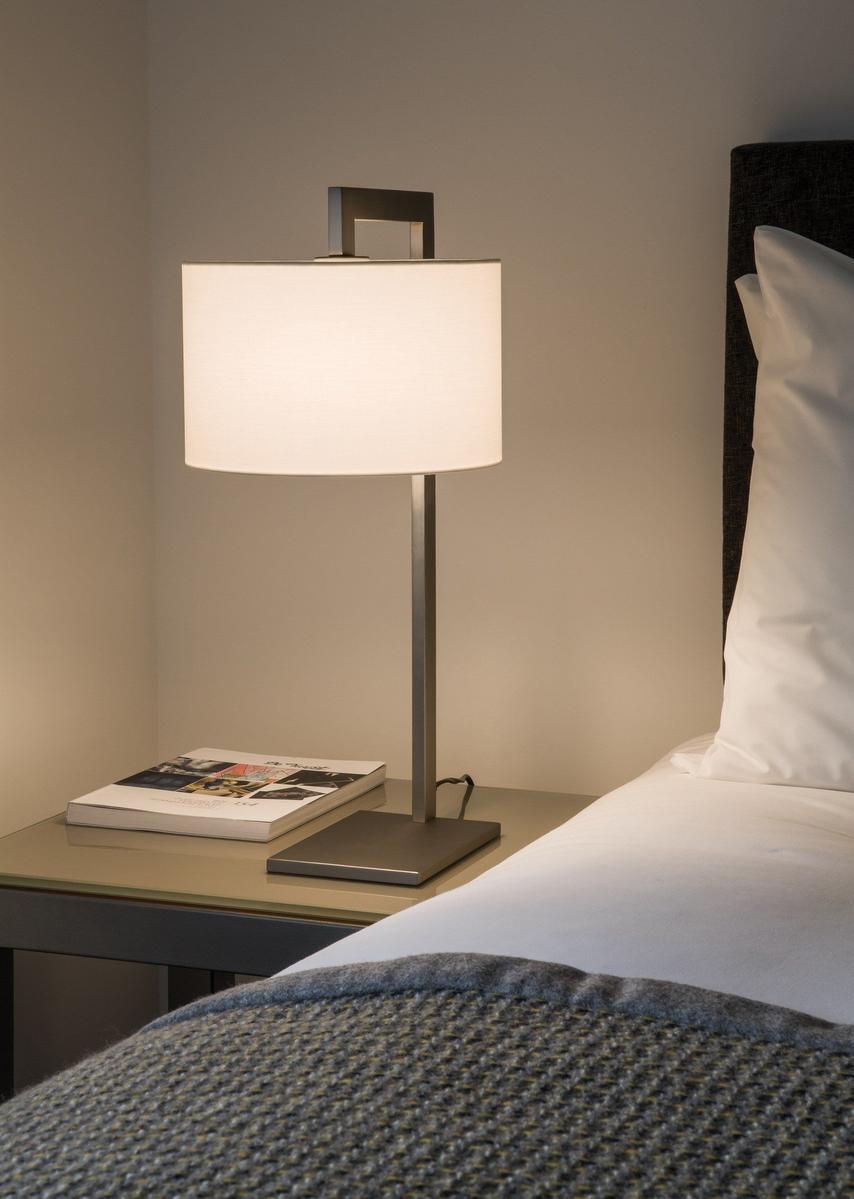 Table lamp in steel and fabric | Ravello by Astro lighting