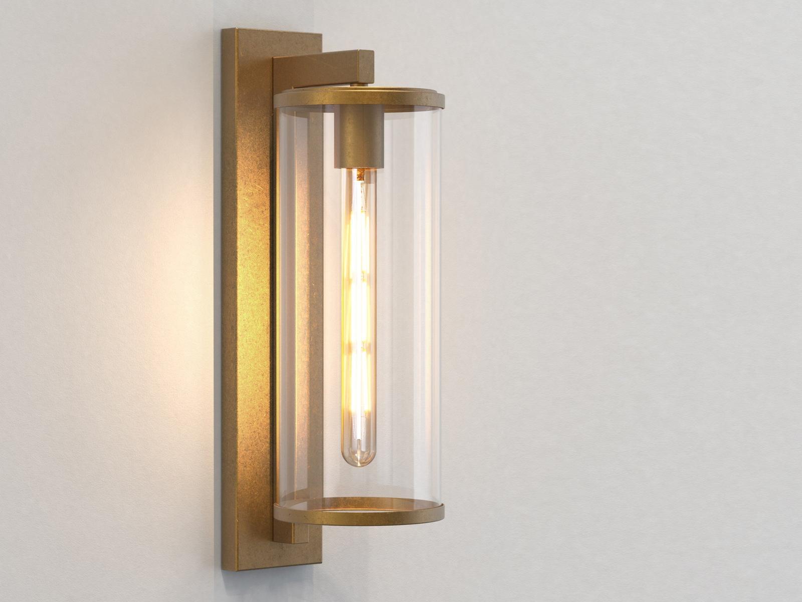 LED Glass and Stainless Steel Outdoor wall Lamp | Pimlico 500 by Astro lighting