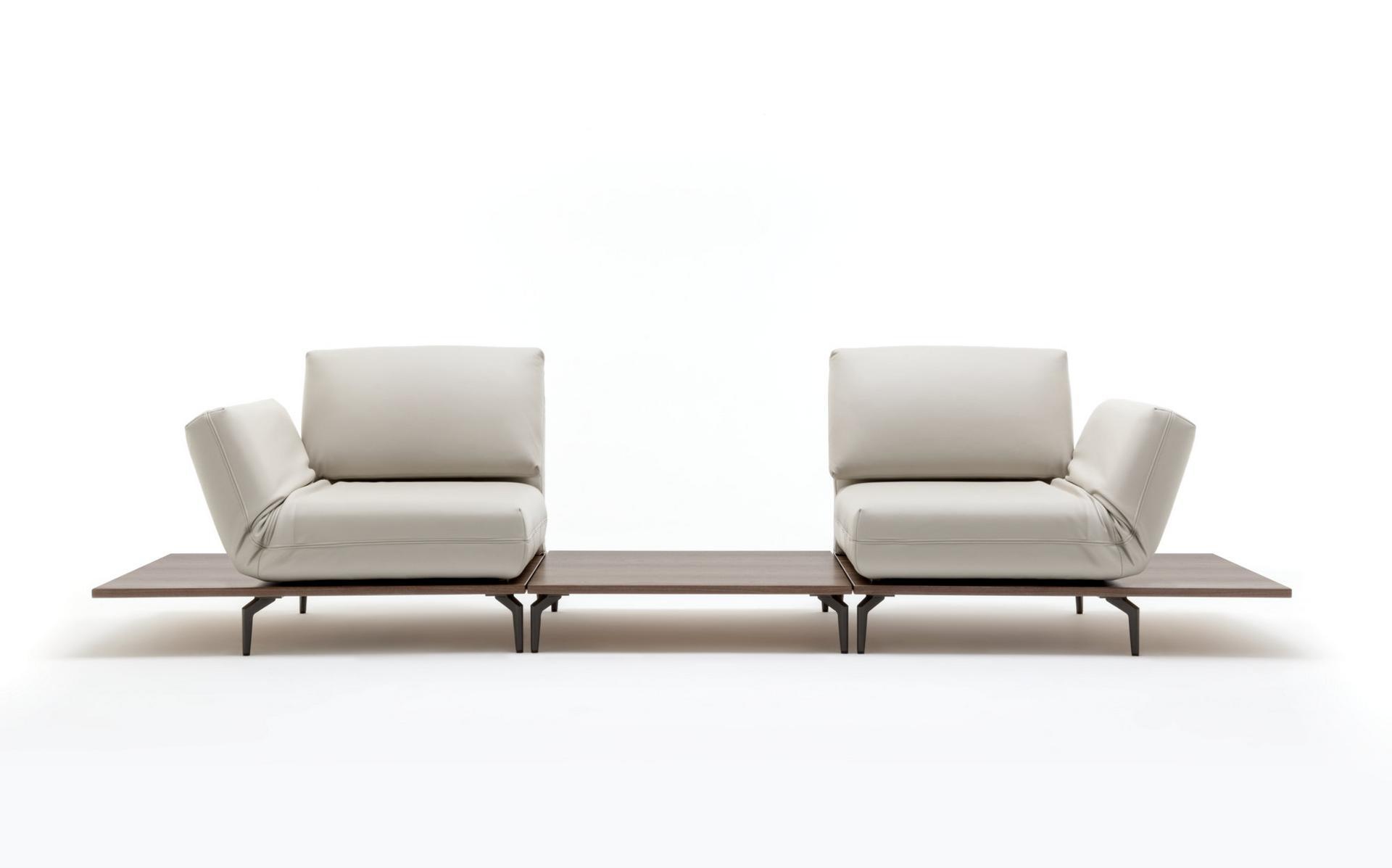Modular leather sofa | 388 Aura by Rolf Benz
