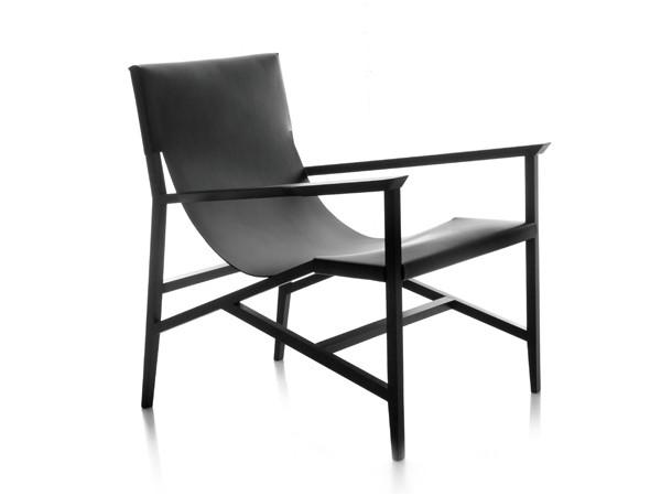 Tanned leather armchair | Isotta by Pianca