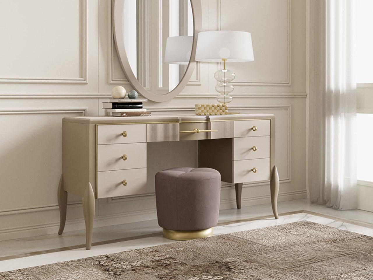 Wooden dressing table | Pr.204 by Stella del Mobile
