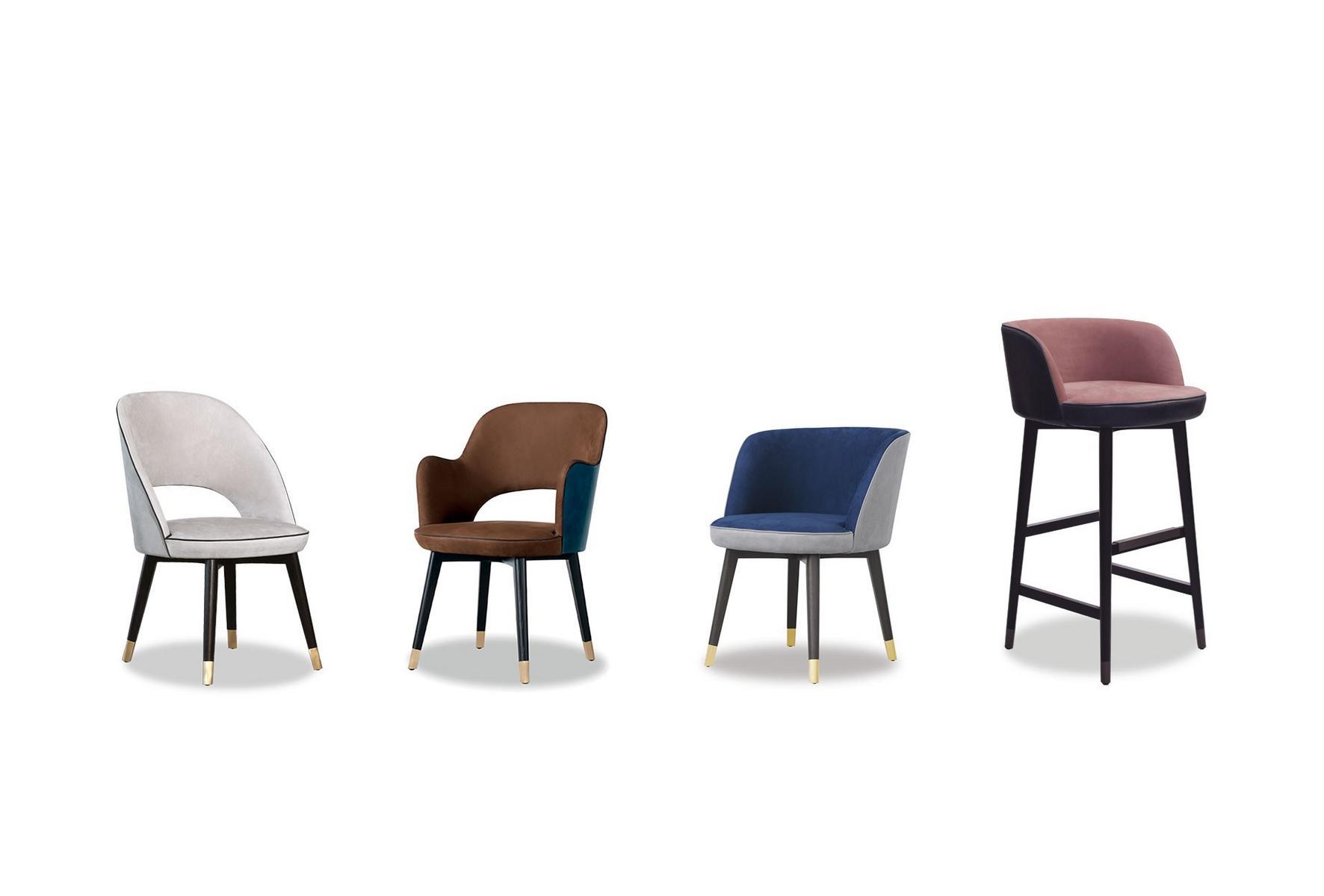 Leather chair | Colette by Baxter
