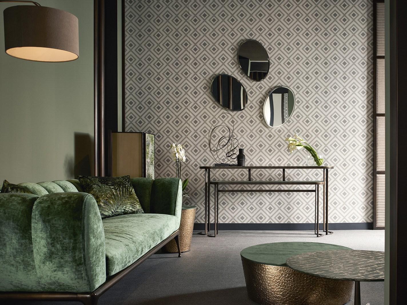 3 seater velvet sofa | Iseo by Cantori