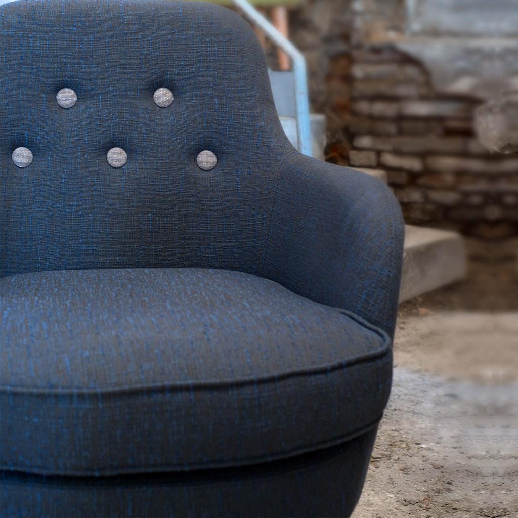 Upholstered fabric armchair | Cornell Small by Domingo salotti