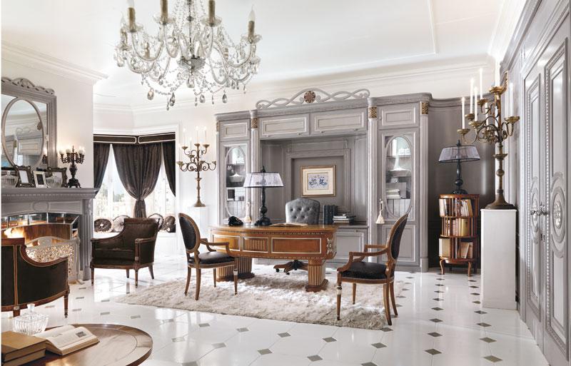 Wooden writing desk with drawers | Napoli by Martini interiors