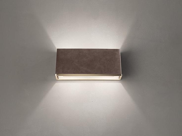 Eco-leather wall light | Darshan A1 by Masiero