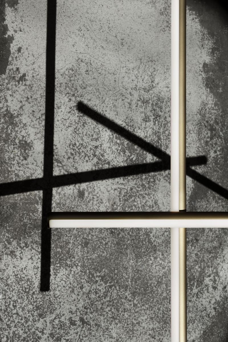 LED extruded aluminium ceiling lamp | Coordinates Module C by Flos