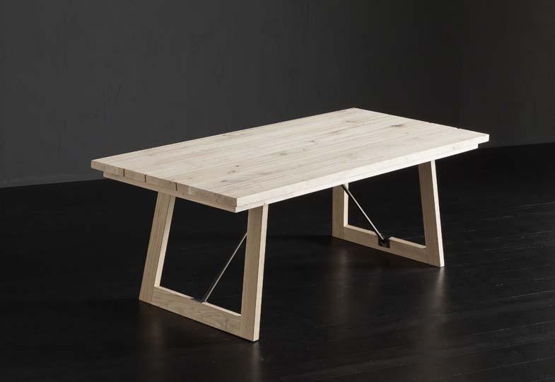 Rectangular wooden dining table | Madrid + Flat/ Tiranti by Altacorte