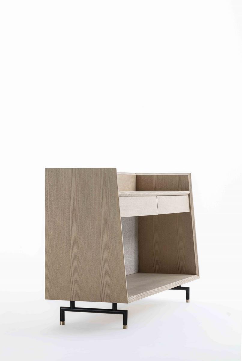 Rectangular ash console table with drawers | Analog by Frigerio