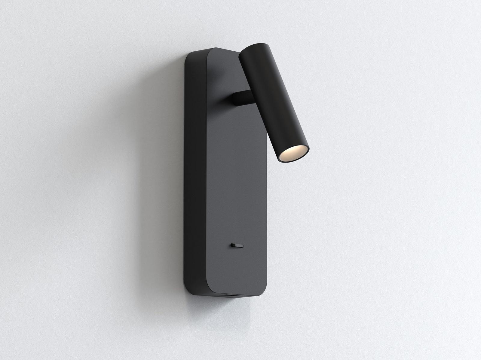 LED aluminium wall lamp with USB | Enna Surface Usb by Astro lighting