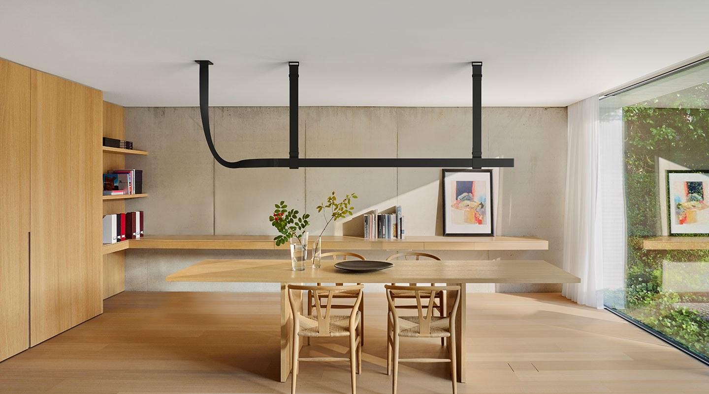 LED tanned leather pendant lamp | Belt by Flos