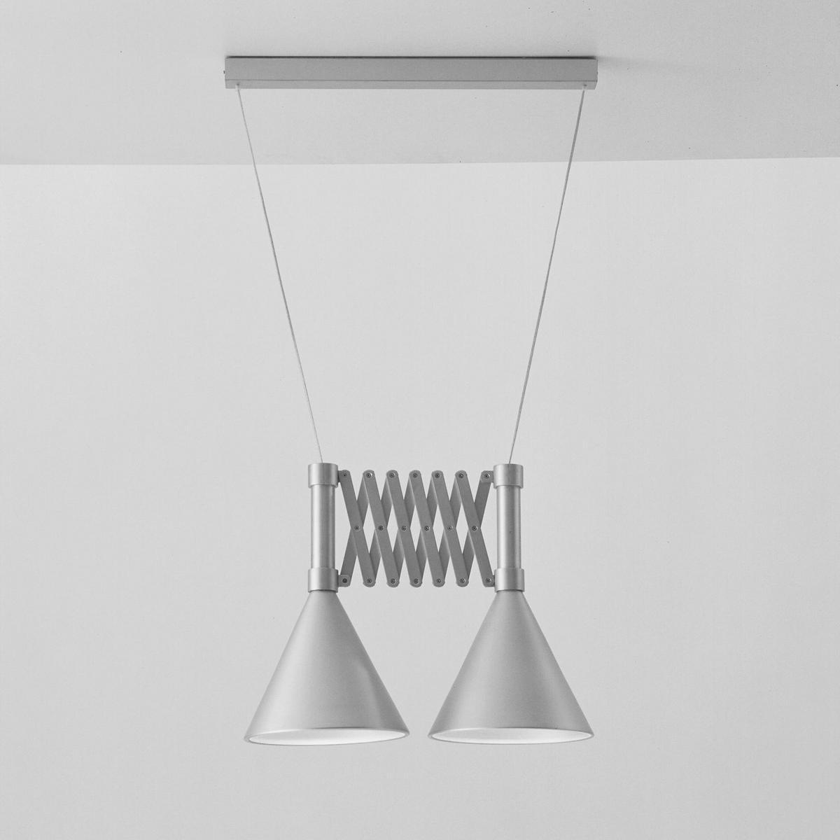 Anodized aluminium pendant lamp | Extensible by Ligne Roset