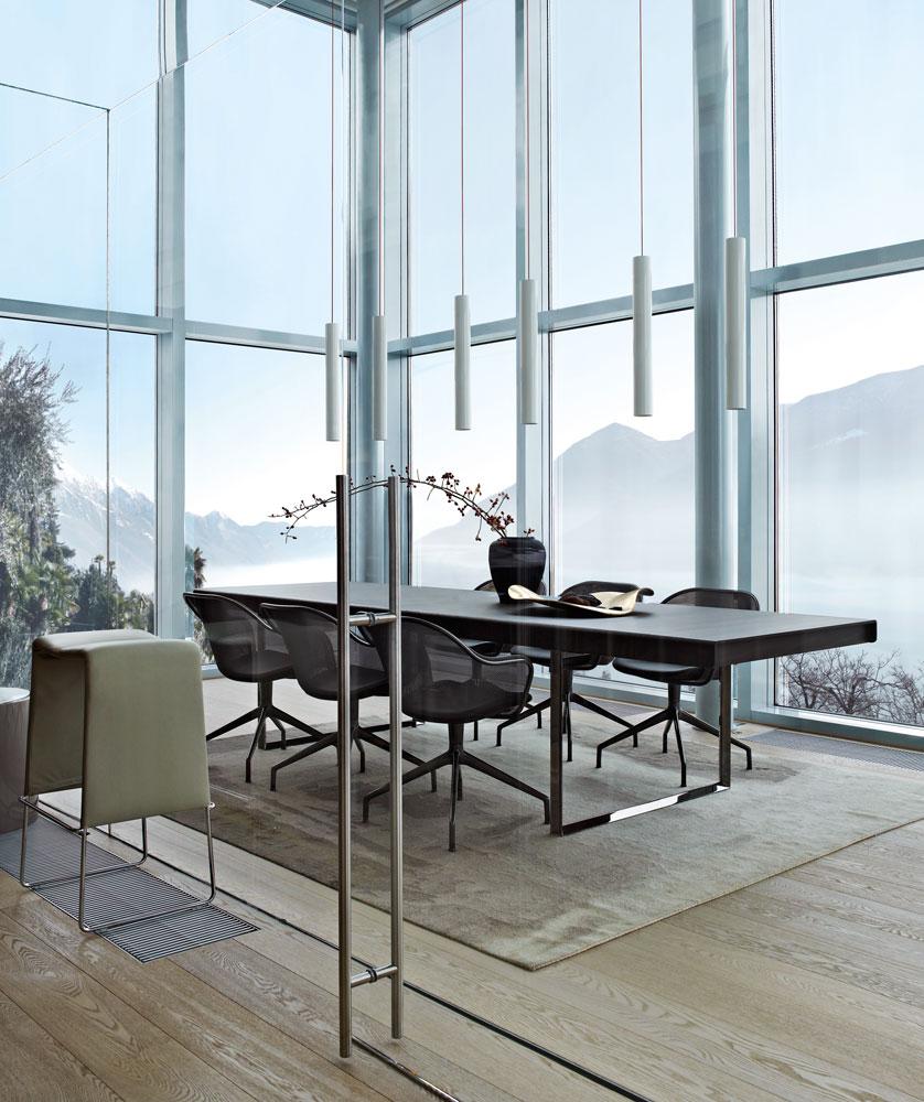 Extending rectangular table | Athos 2012 by B&B Italia