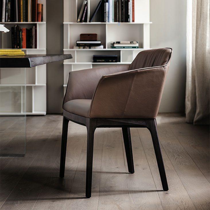 Leather chair | Musa by Cattelan Italia