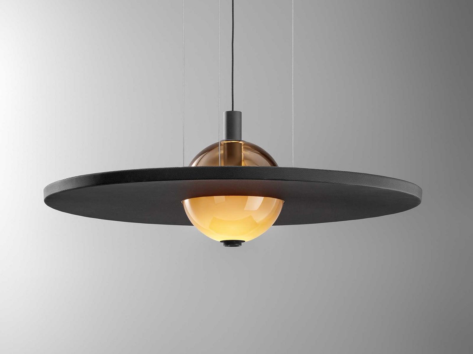 LED sound-absorbing pendant lamp | Eclipse Nuance Silence by Olev