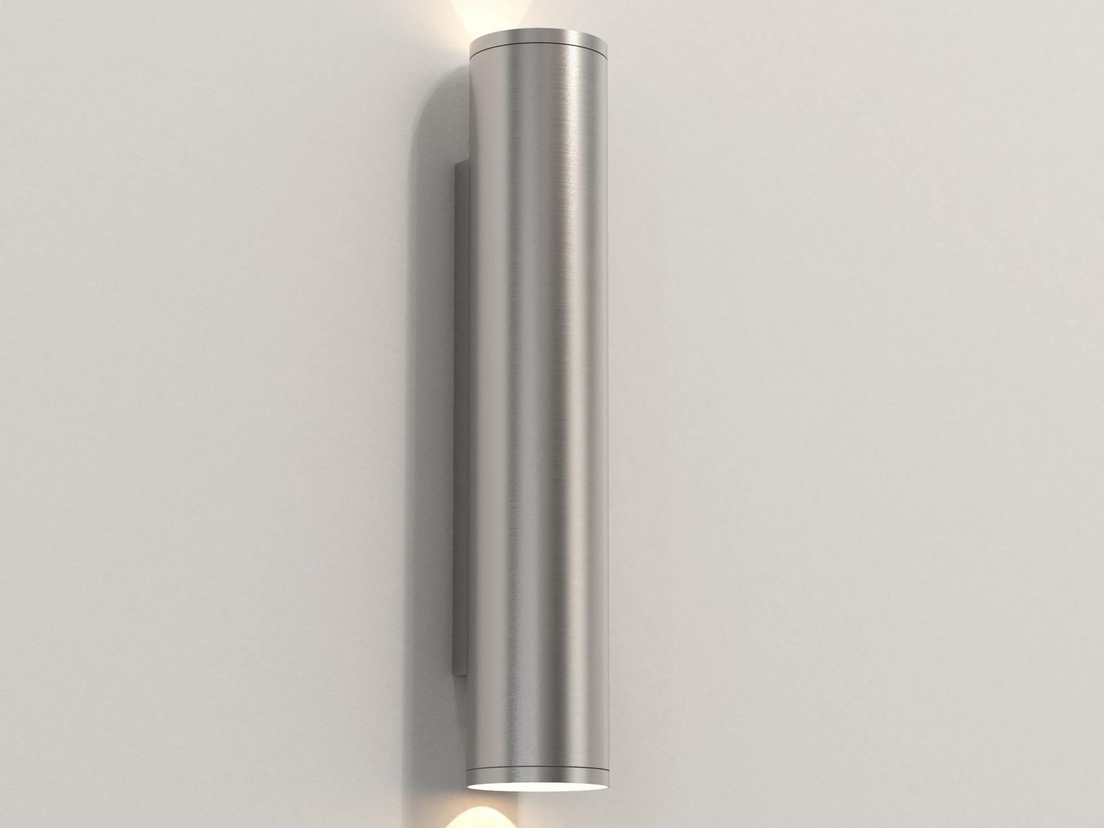 LED direct-indirect light stainless steel outdoor wall lamp | Ava 400 Coastal by Astro lighting