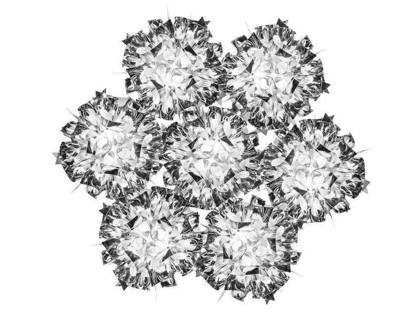 LED Steelflex® pendant lamp | Veli 7 Silver by Slamp