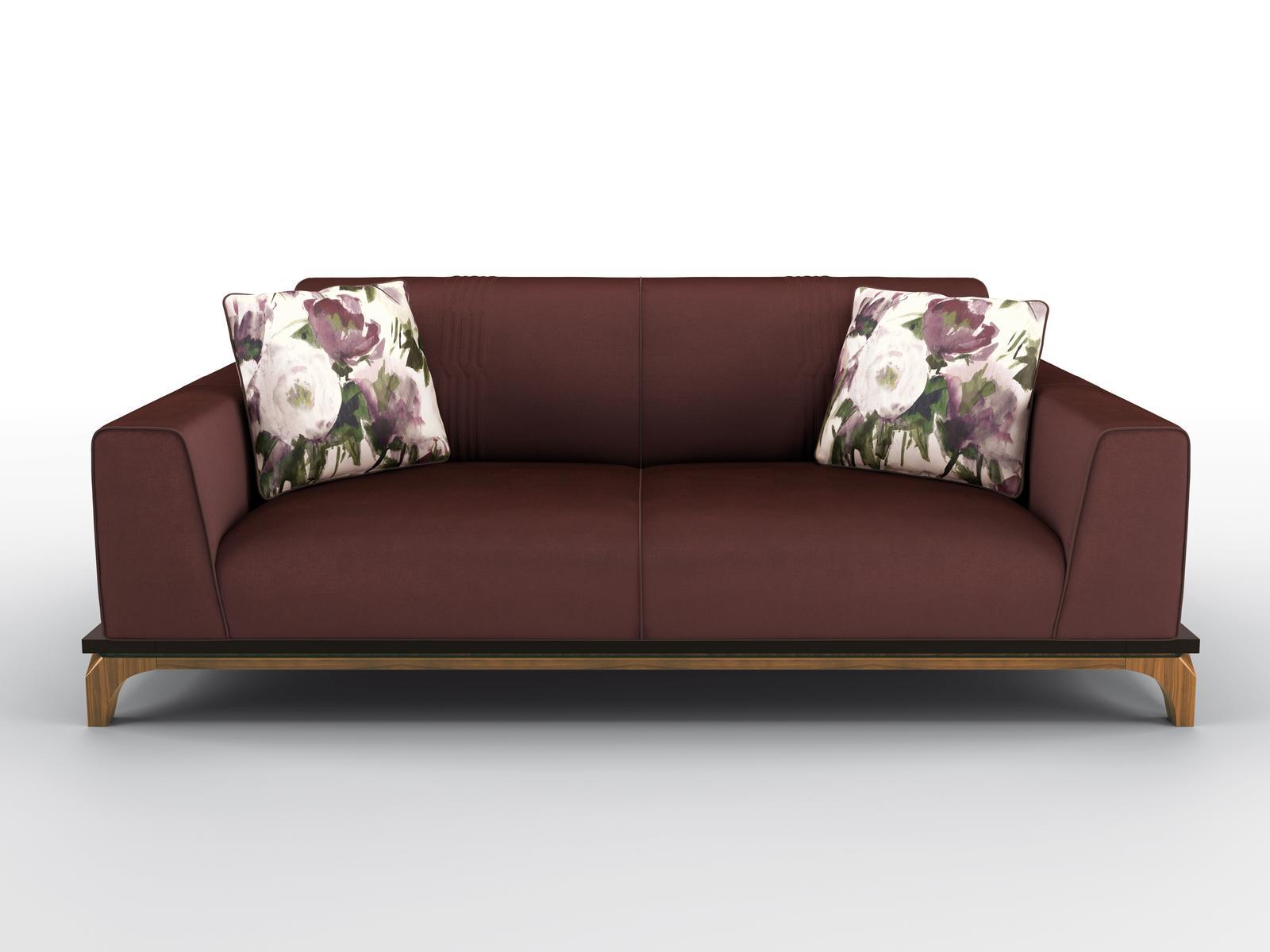 3 seater velvet sofa | Harmony by Bruno Zampa