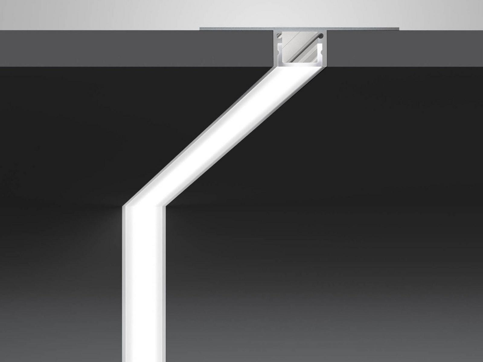Aluminium linear lighting profile for LED modules | Ghost Line 18 by Olev