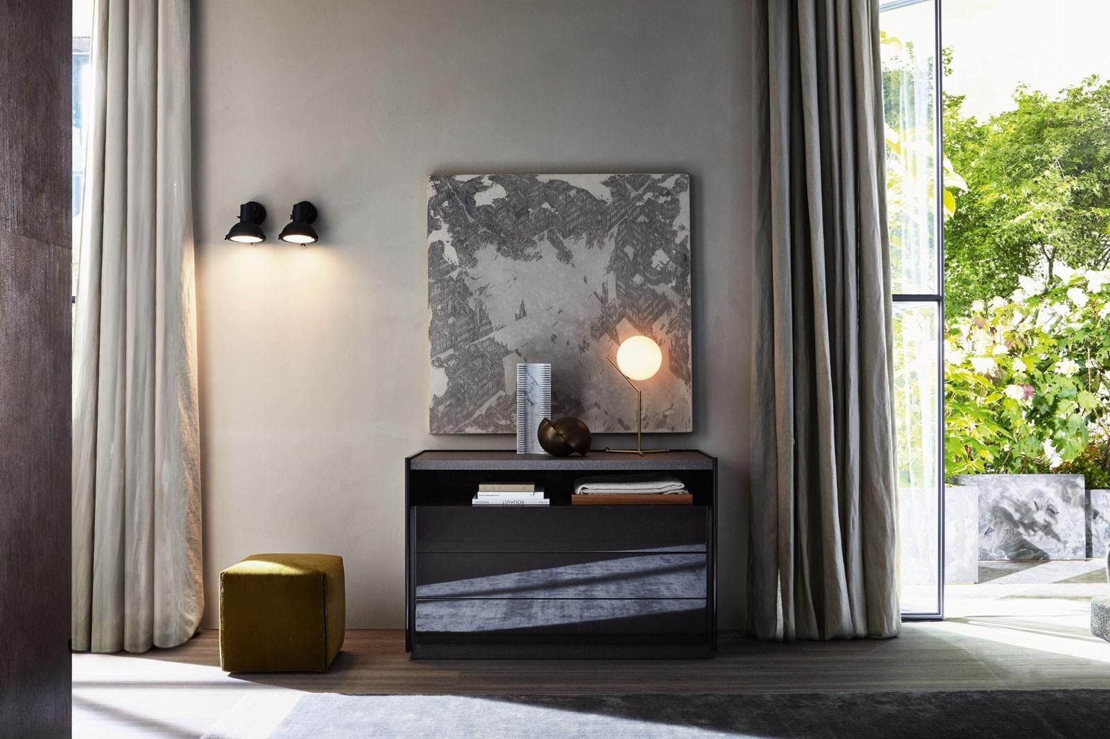Wooden chest of drawers | 5050 by Molteni