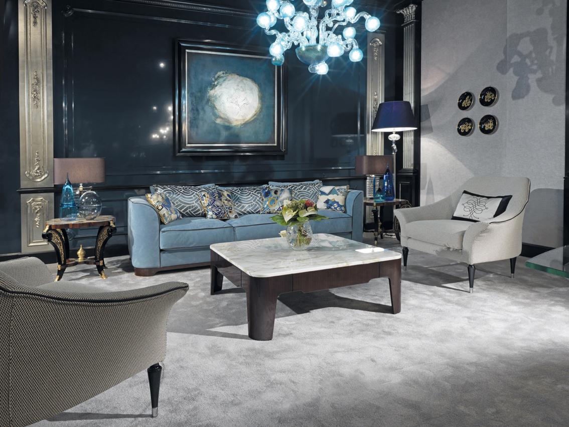 Low marble coffee table for living room | Palais Royal by Ezio Bellotti