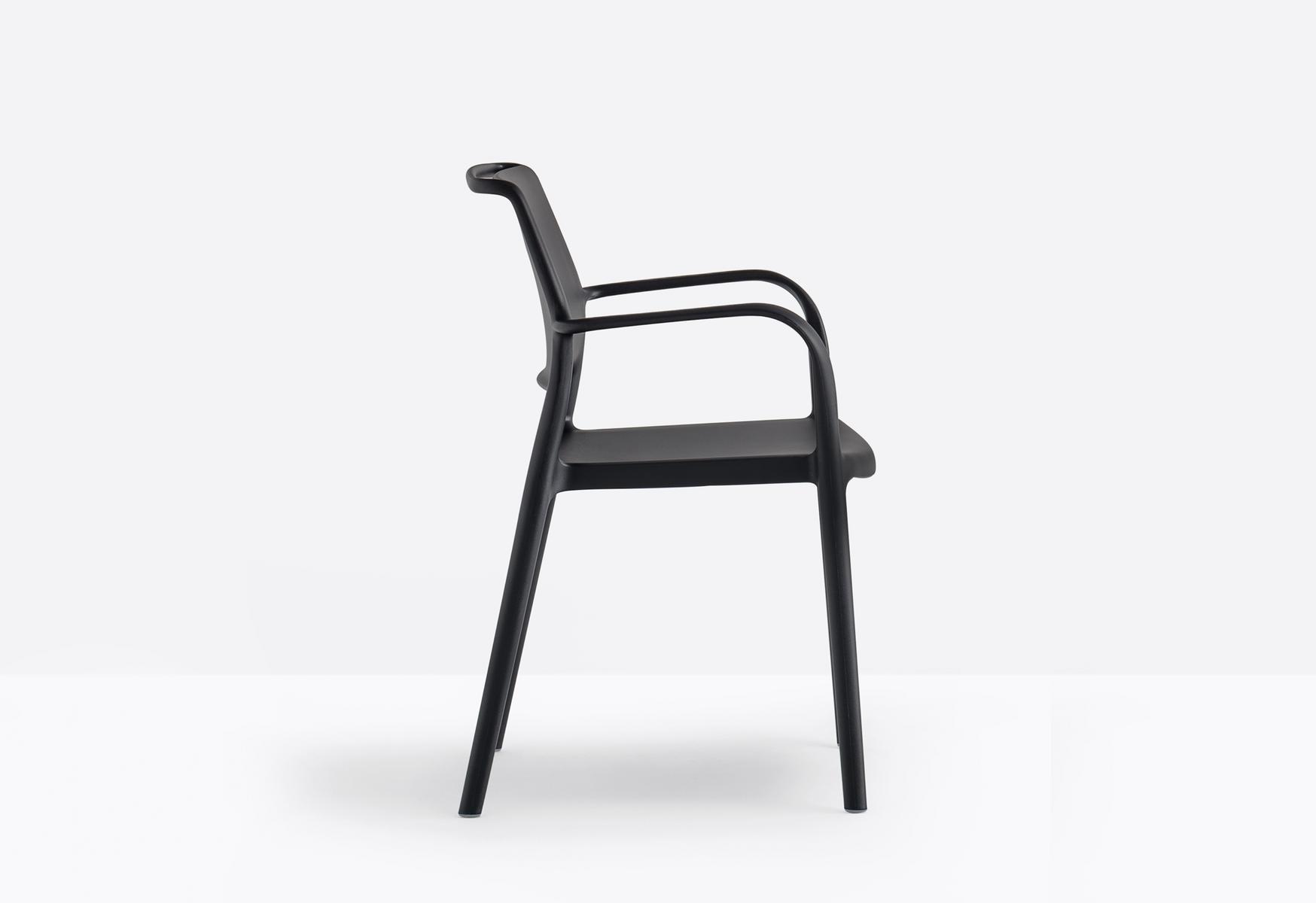 Polypropylene chair with armrests | Ara 315 by Pedrali