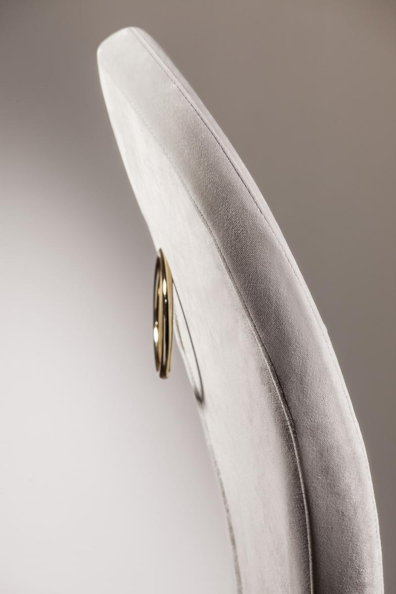 Velvet chair with removable cover | Mondrian by Cantori