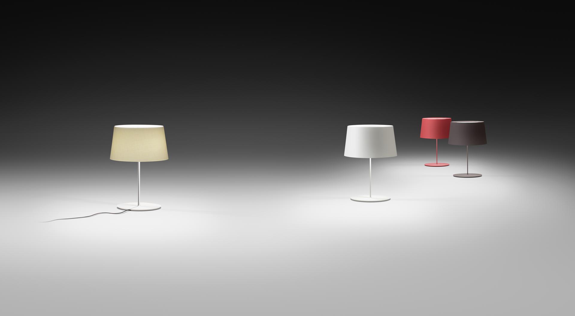 Methacrylate table lamp | Warm by Vibia