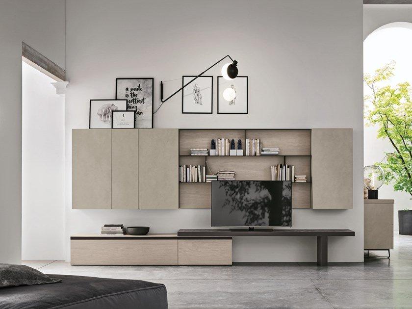 Sectional storage wall | Unit A111 by Tomasella