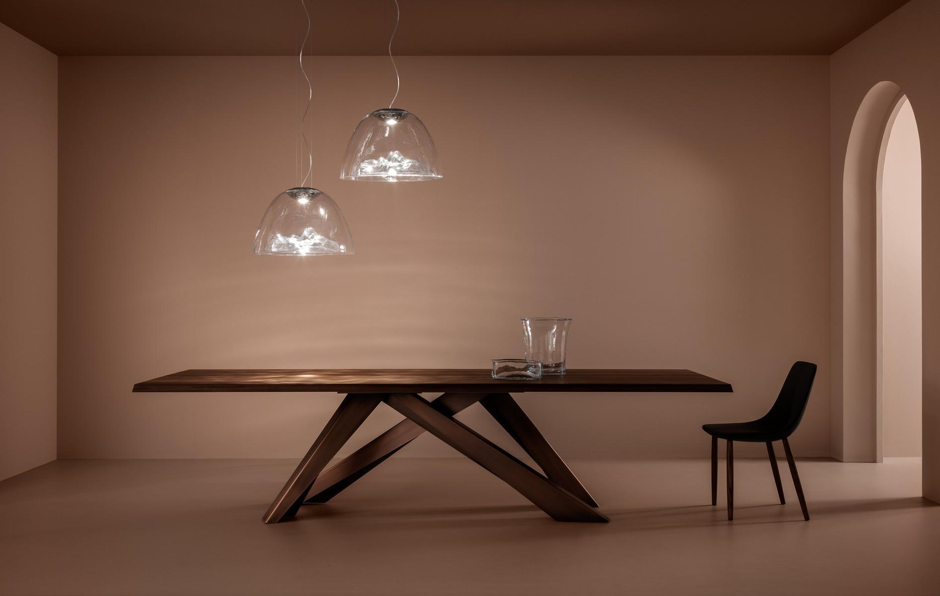 LED blown glass pendant lamp | Mountain View by Axolight