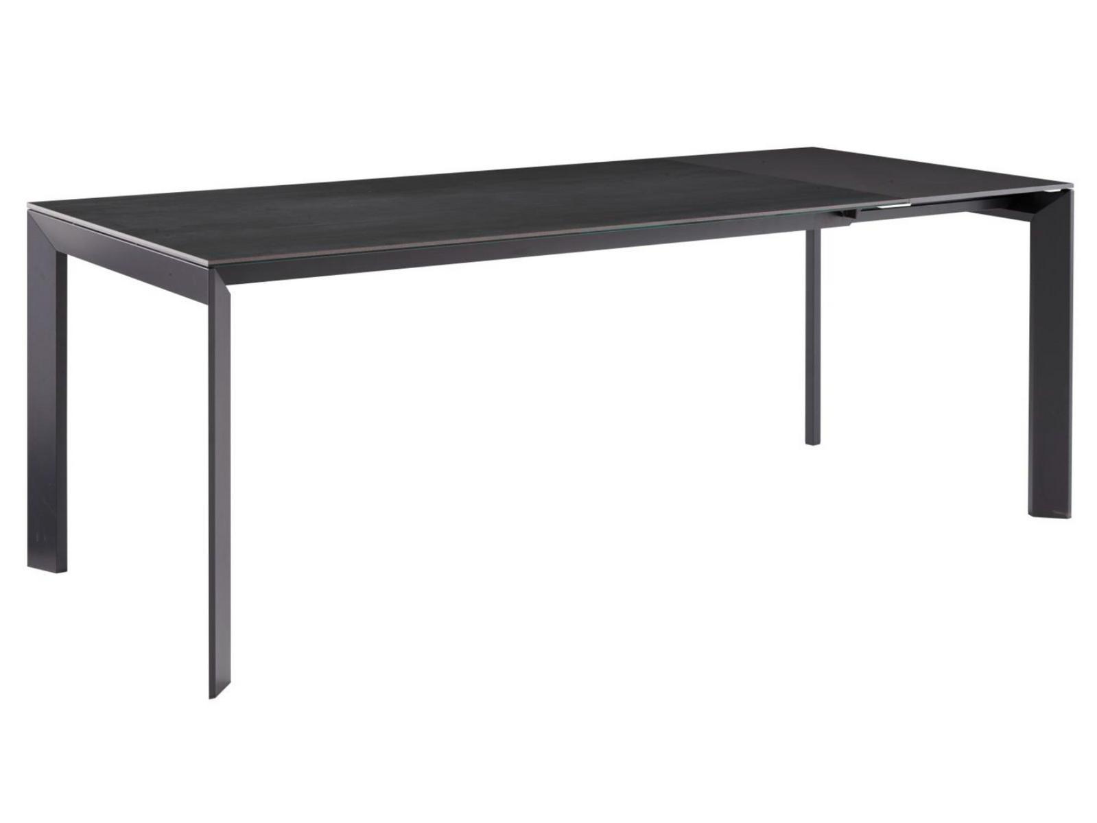 Extending rectangular wooden dining table | Frost by Ligne Roset