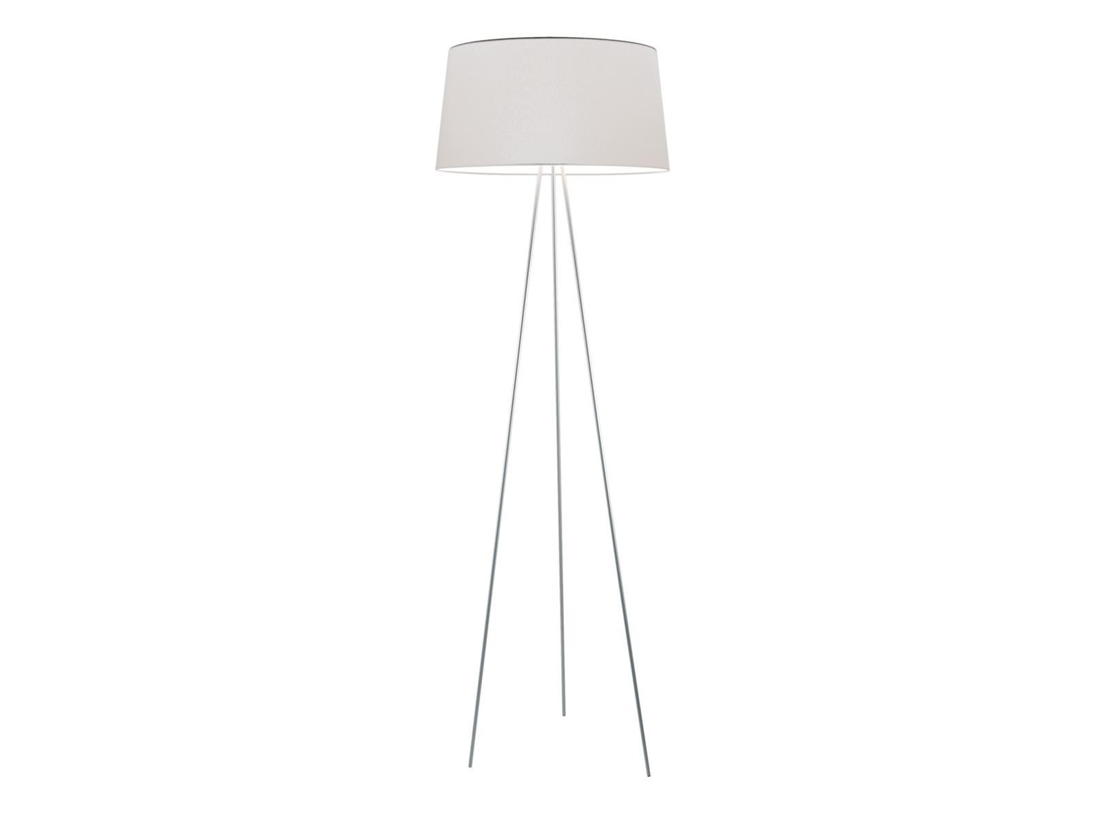 Fabric floor lamp with dimmer | Tripod by Kundalini