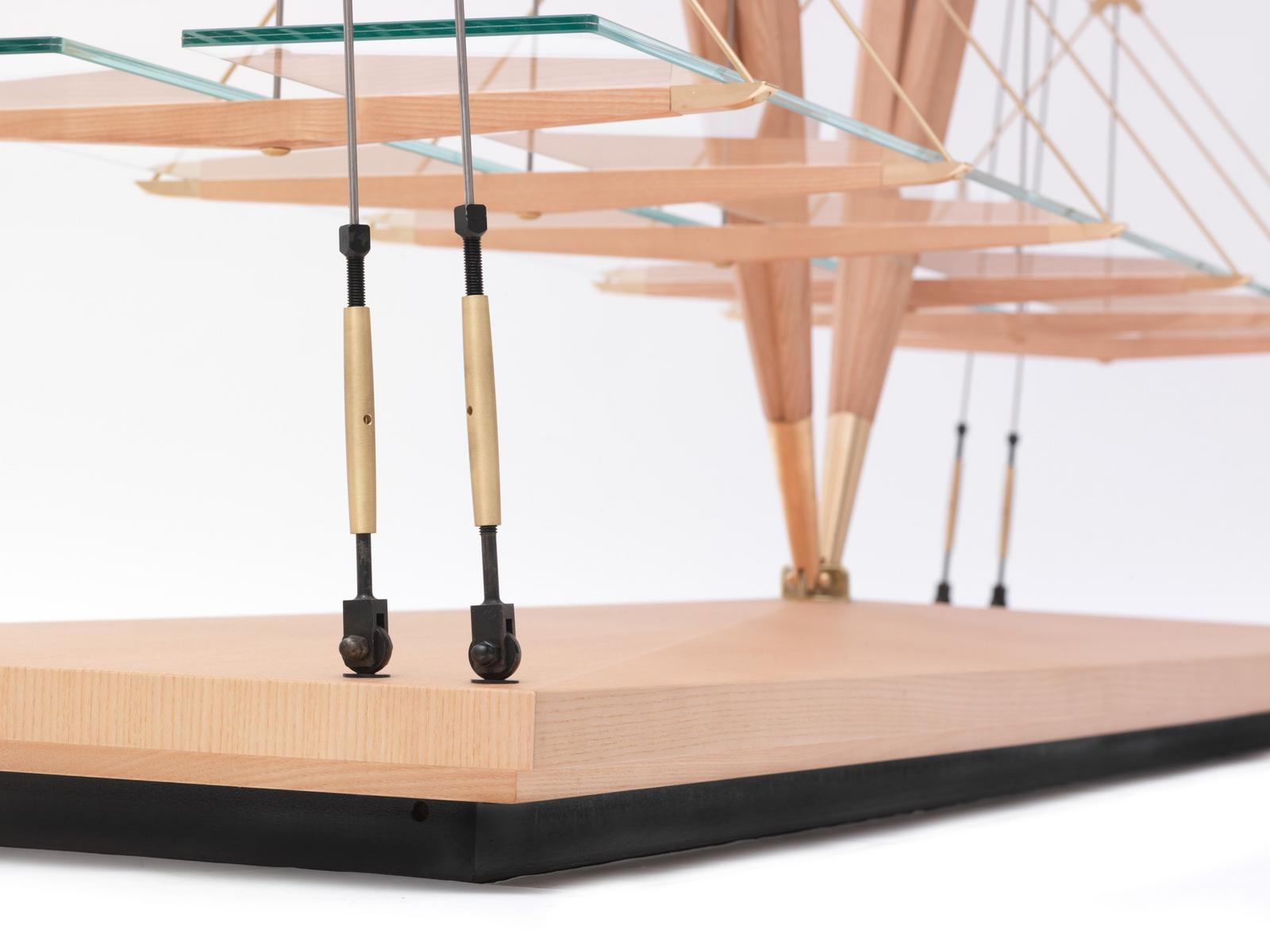 Wood and glass bookcase | 838 Veliero by Cassina