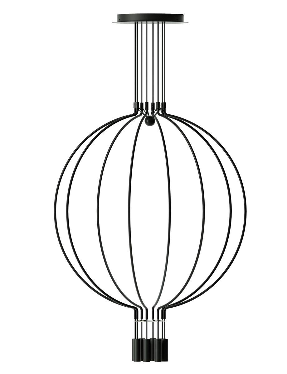 LED metal pendant lamp | Liaison Spliaix8 by Axolight