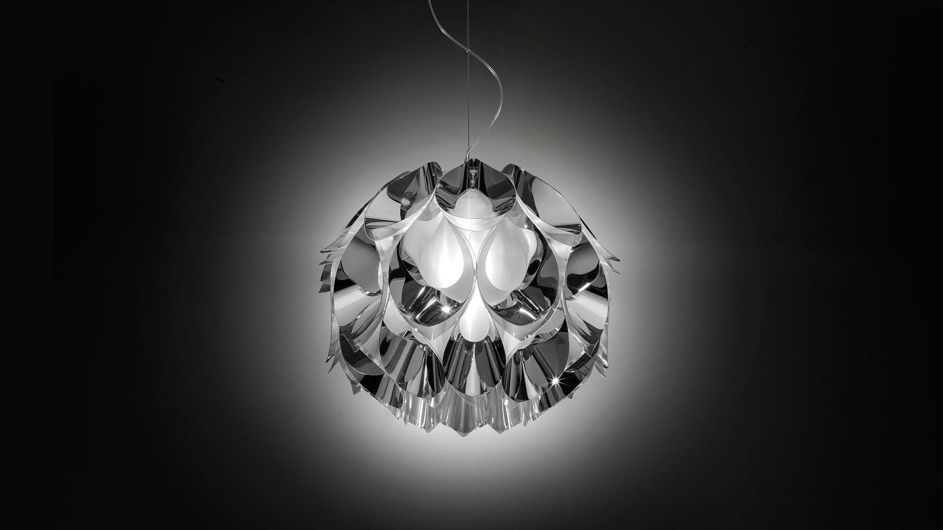 Steelflex® pendant lamp | Flora Silver by Slamp