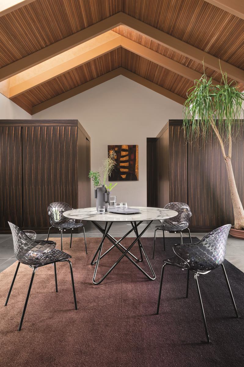 Round ceramic table | Stellar by Calligaris