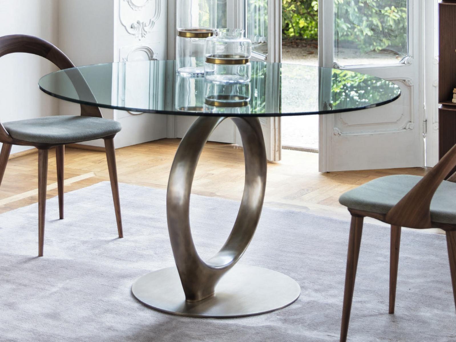 Round crystal table | Theta by Porada