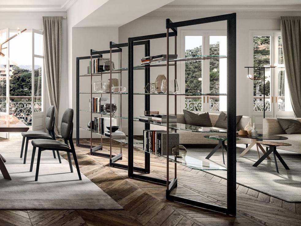 Low round crystal coffee table | Bijoux by Ozzio Italia