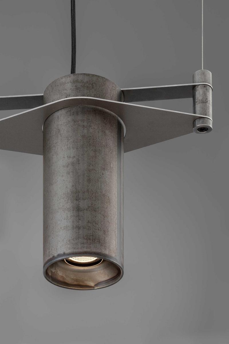 LED steel pendant lamp | Chain by Olev