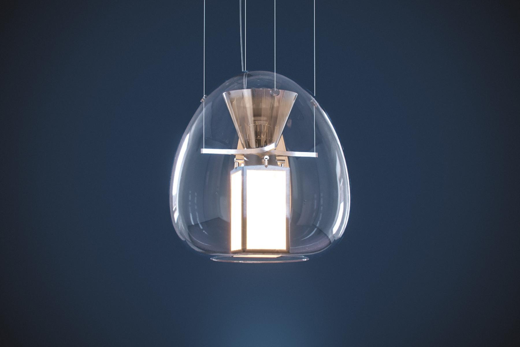 Direct light blown glass pendant lamp | Harry H. by Artemide
