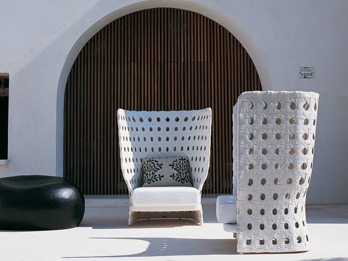 Polyethylene garden armchair | Canasta by B&B Italia