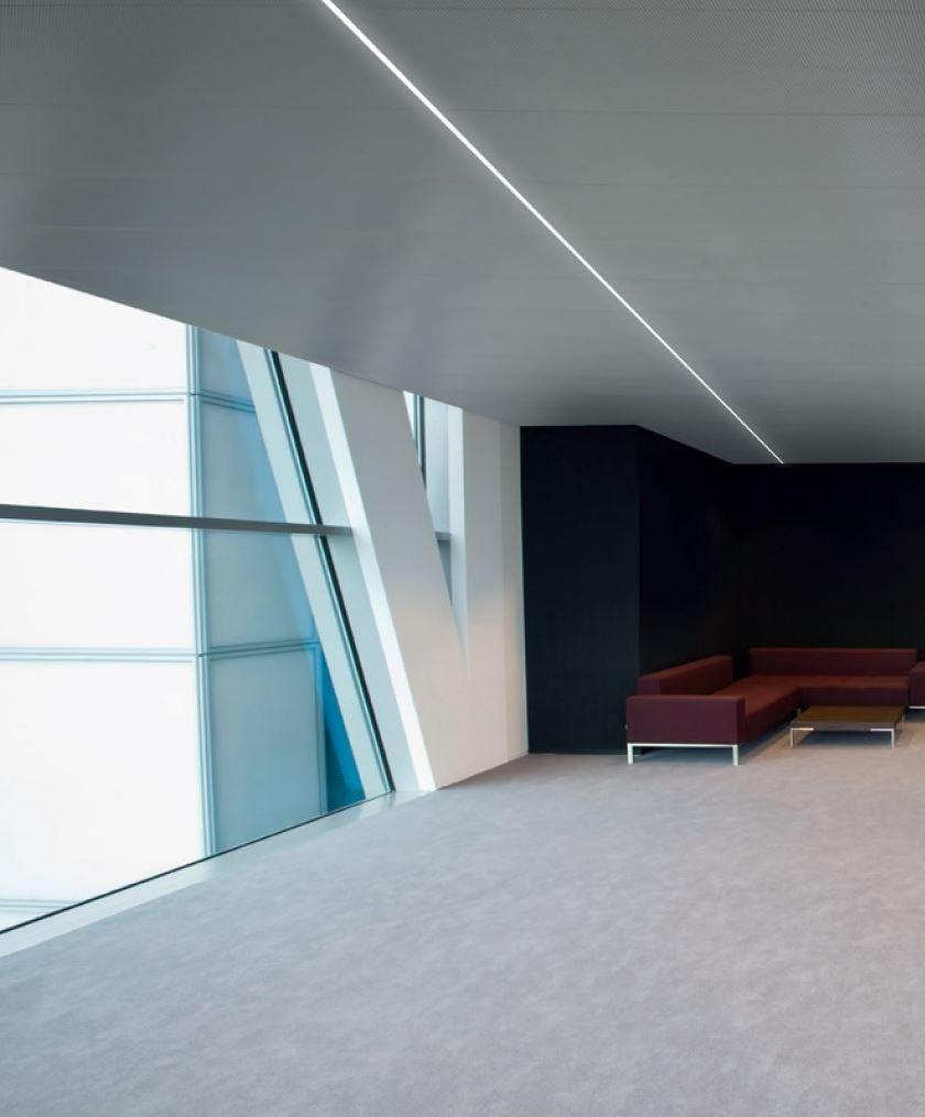 Extruded aluminium linear lighting profile | Brooklyn Out by Panzeri