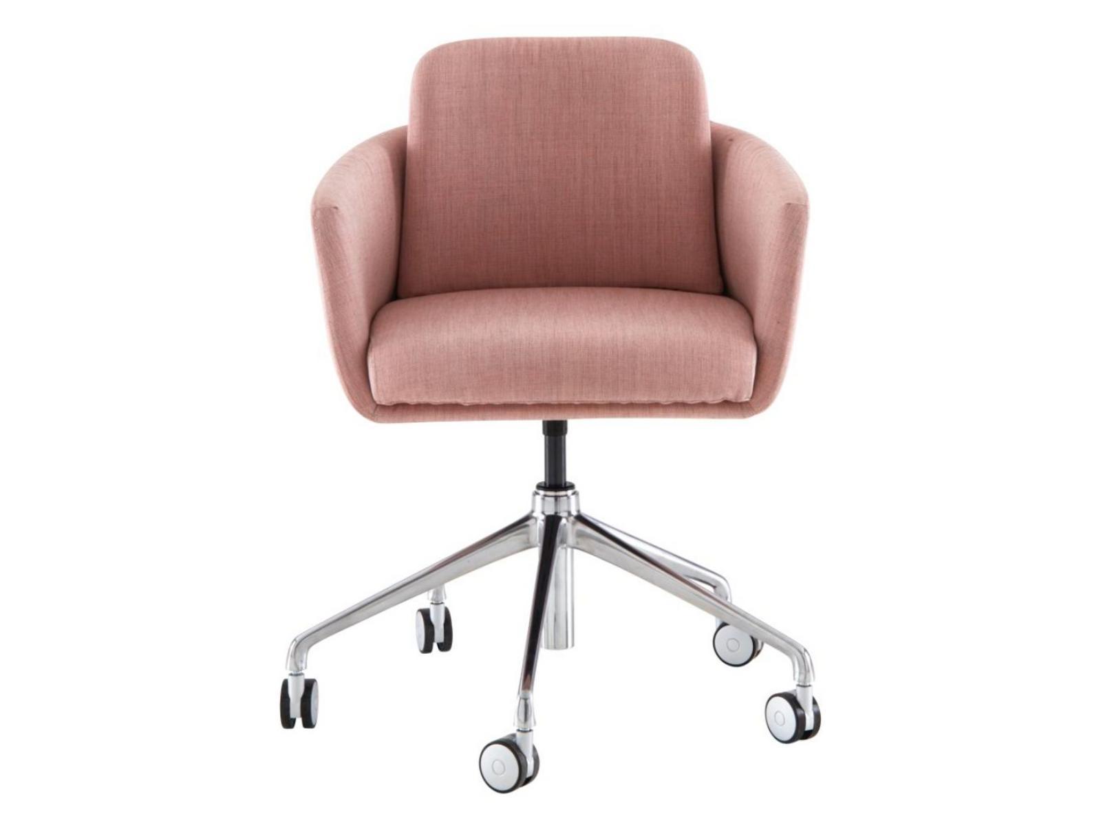 Height-adjustable fabric office chair with 5-Spoke base with castors | Tadao by Ligne Roset
