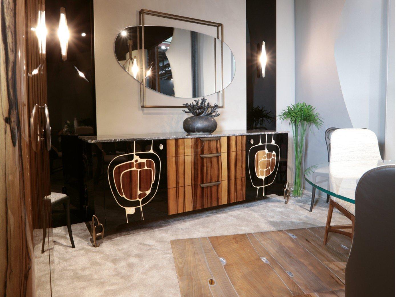 Wooden sideboard with drawers | Gea by Ezio Bellotti