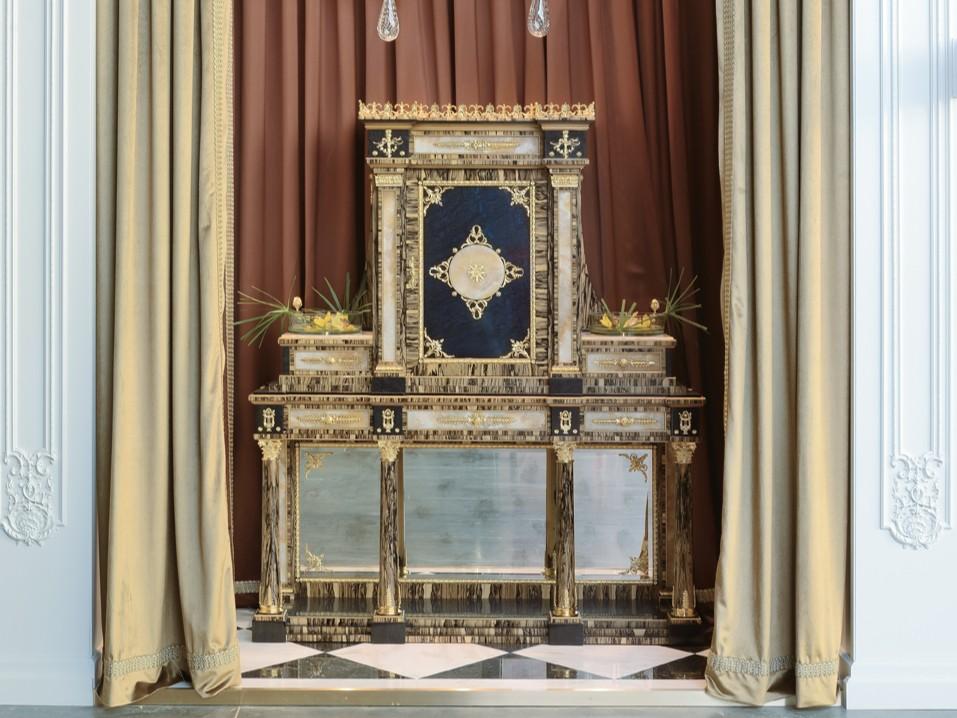 Solid wood highboard | Stipo 5839 by Ezio Bellotti