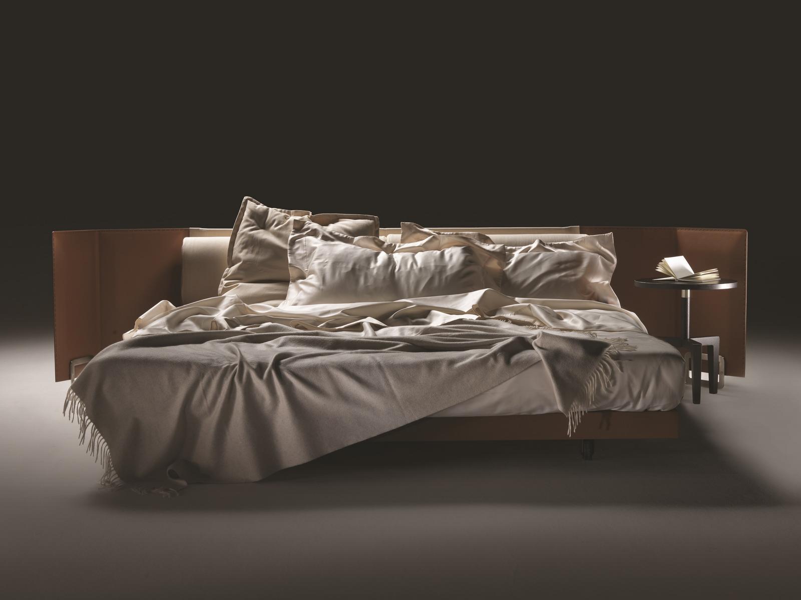 Fabric sofa bed with removable cover | Eden by Flexform