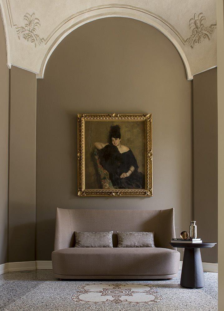 Sectional velvet sofa | Vivien by Alberta Salotti