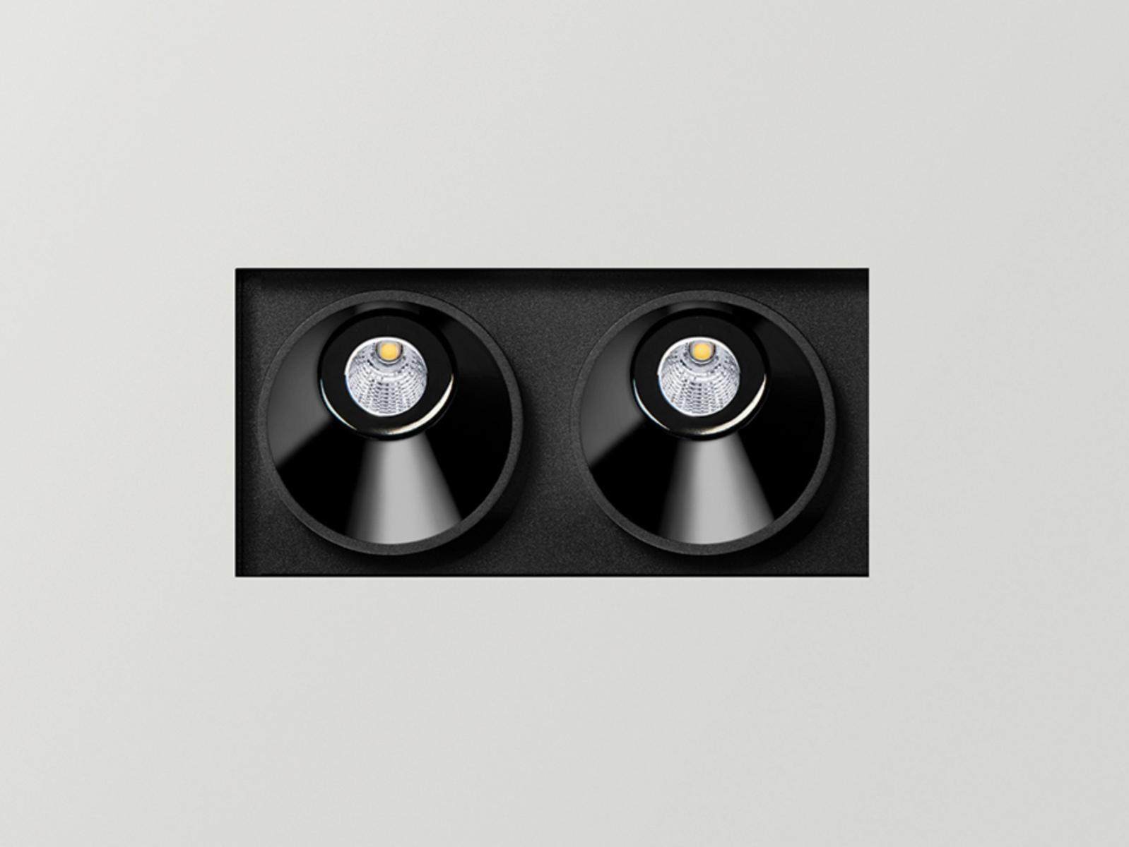LED multiple recessed aluminium spotlight |  by Arkoslight