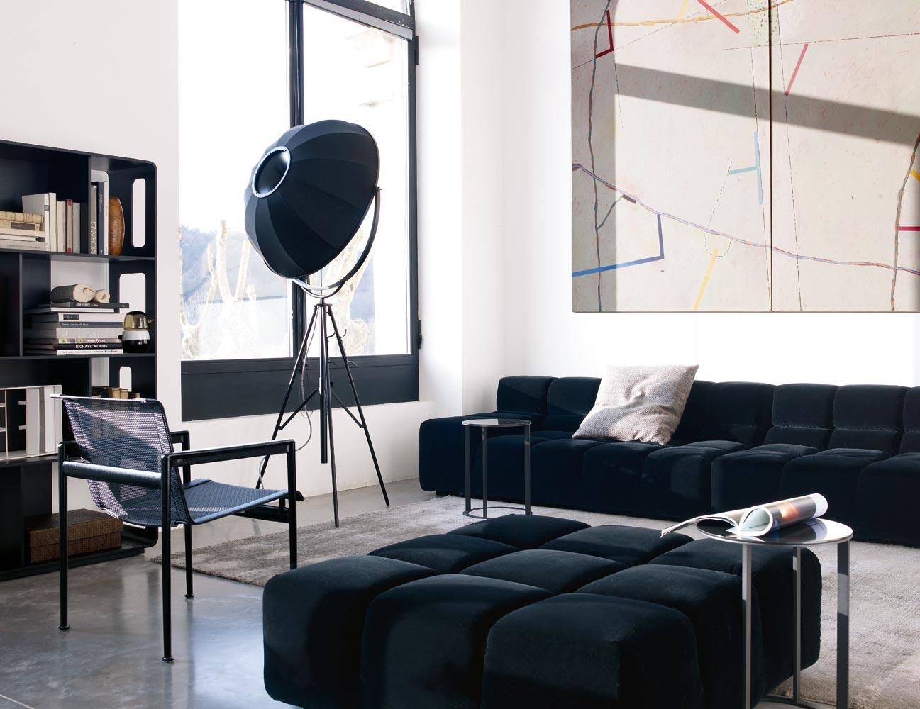 Corner sectional fabric sofa | Tufty Time by B&B Italia